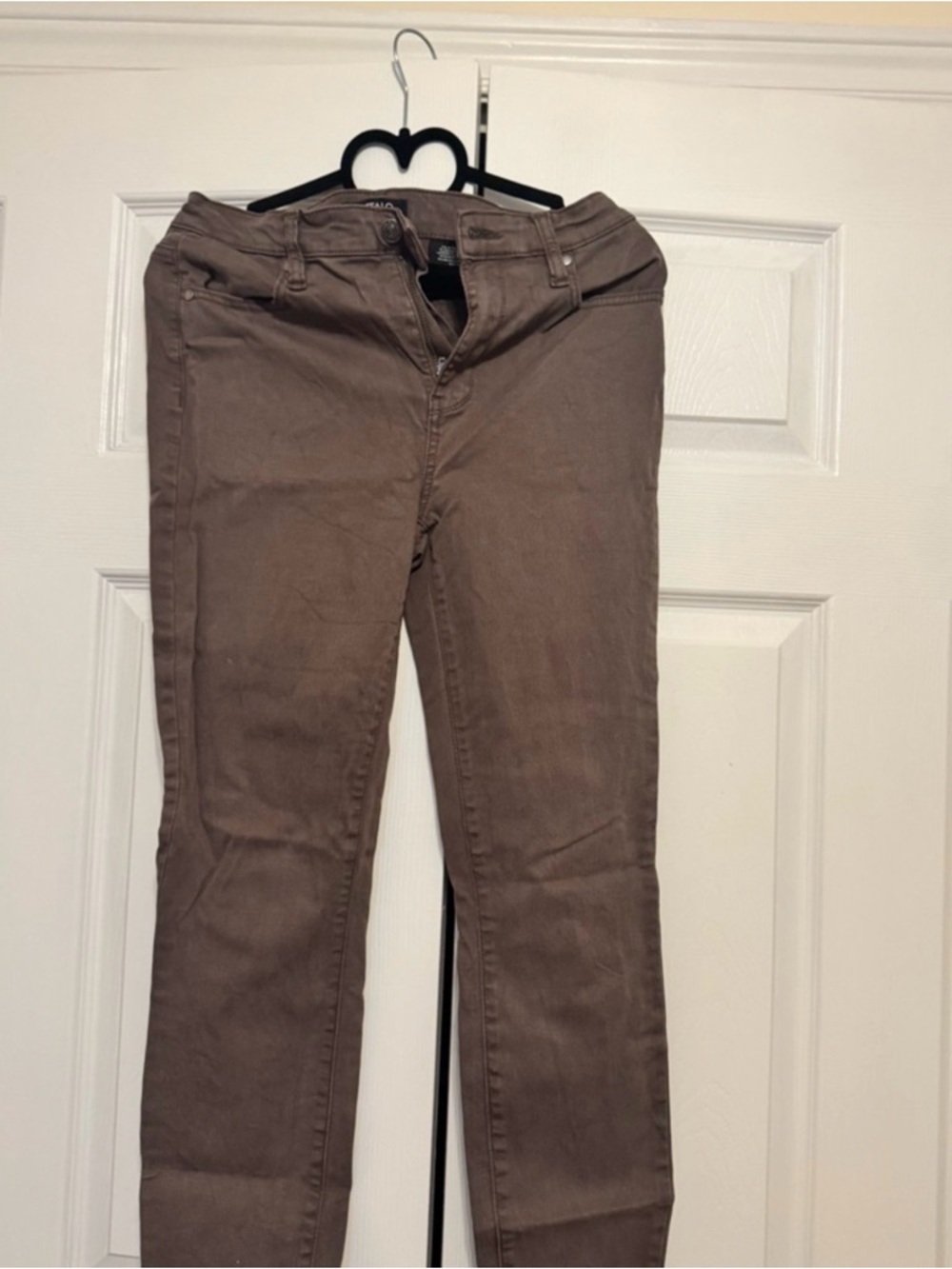 Buffalo David Bitton Brown Straight-Leg Pants